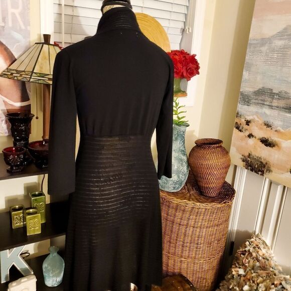 Kensar Classic Black Stylish Duster Cardigan Sz S - Picture 13 of 13